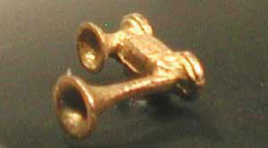 Cal Nathan K2 K12 2-Chime Air Horn -- Lost Wax Brass Casting (190-637)