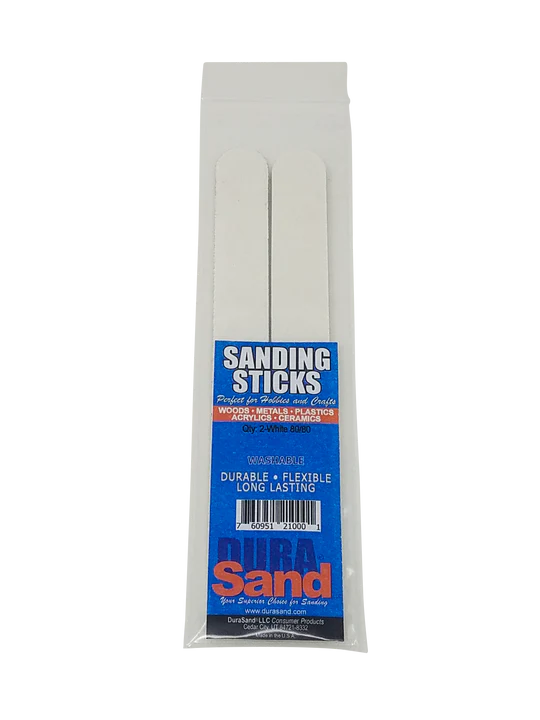 Dura Sand Sanding Sticks - White 80/80 (21000)