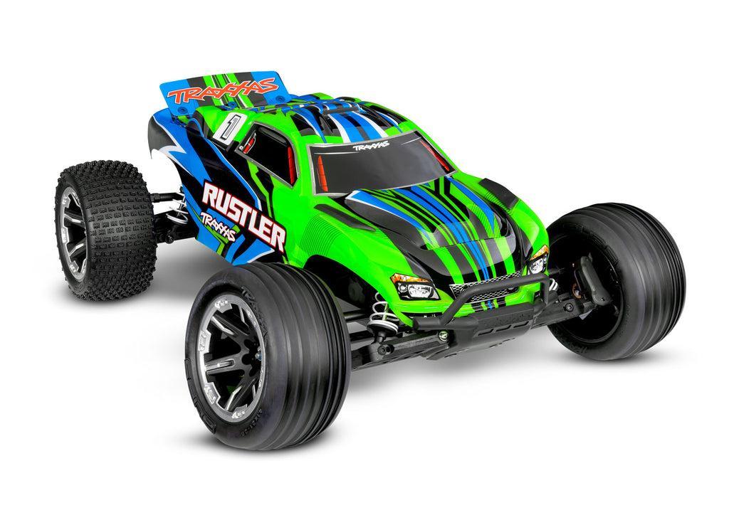 Traxxas Rustler HD 1/10 RTR 2WD Electric Stadium Truck w/XL-5 ESC, TQ 2.4GHz Radio, Battery & USB-C Charger (TRA37254-8)