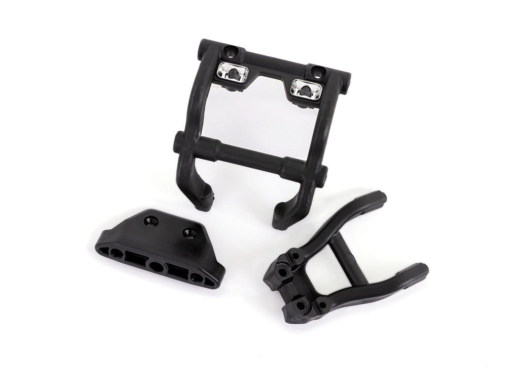 Traxxas WHEELIE BAR MOUNT/SKIDPLTE BLK (TRA6777X