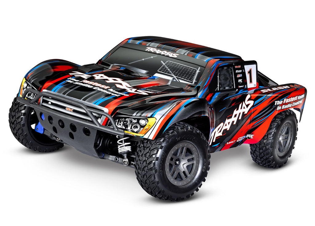 Traxxas 1/10 Slash 4X4 Bl 4Wd Sc Tq 2.4Ghz Radio  (TRA68154)