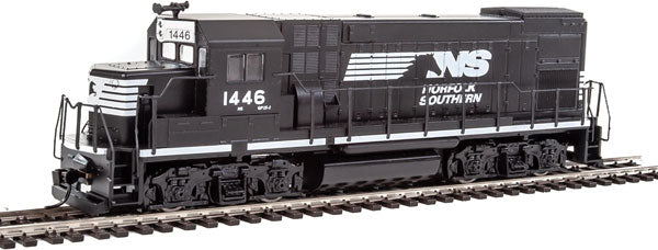 Walthers EMD GP15-1 - Standard DC -- Norfolk Southern (black, white) (931-2504)