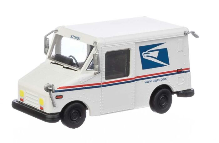 Walthers Long Life Vehicle (LLV) Mail Truck -- United States Postal Service(R) 1993-Present Scheme (949-12253)