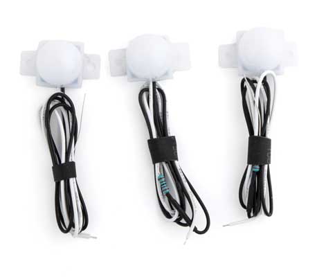Walthers LED Dome Building Light 3-Pack -- Cool White (949-4872)