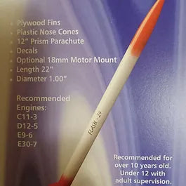 Starlight Flying Model Rocket Kit Flash 24 (9690)