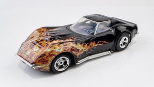 AFX Collector Series 1968 Corvette 427 HO Slot Car (Flame) (SWB) (Mega G+) (AFX22051)
