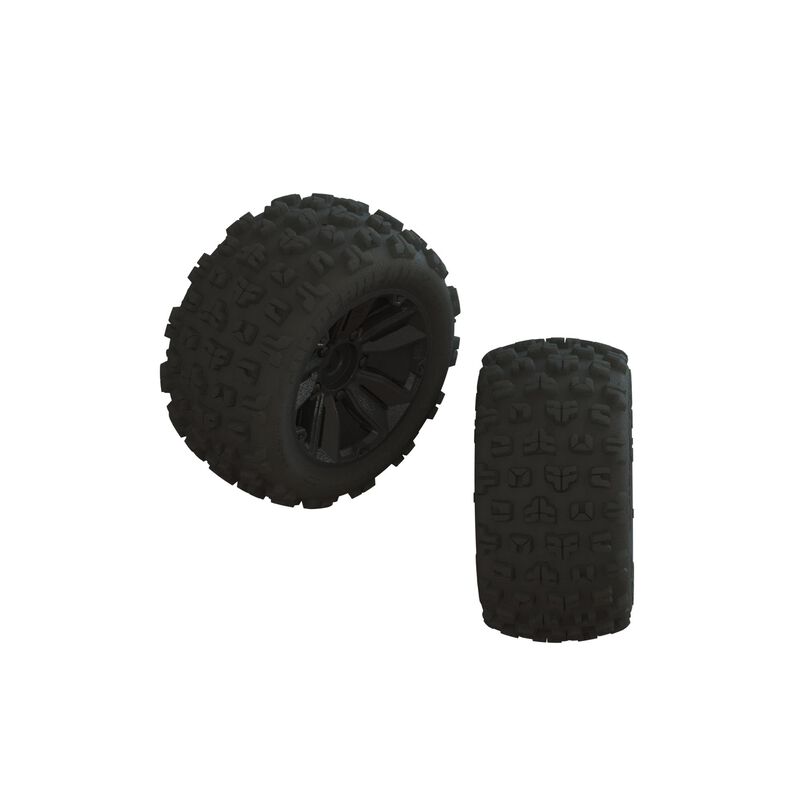 Arrma dBoots Copperhead2 LP Tire Set Glued (1pr) (ARA550090)