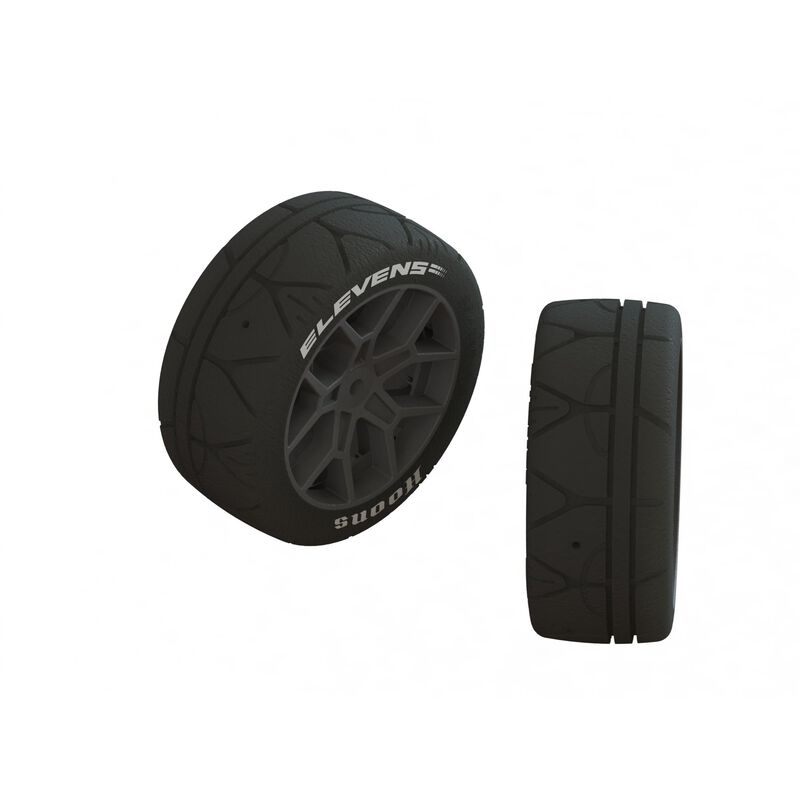 Arrma DBoots Elevens 35/085 2.4 Pre-Mounted Tires (2) (White) (ARA550093)