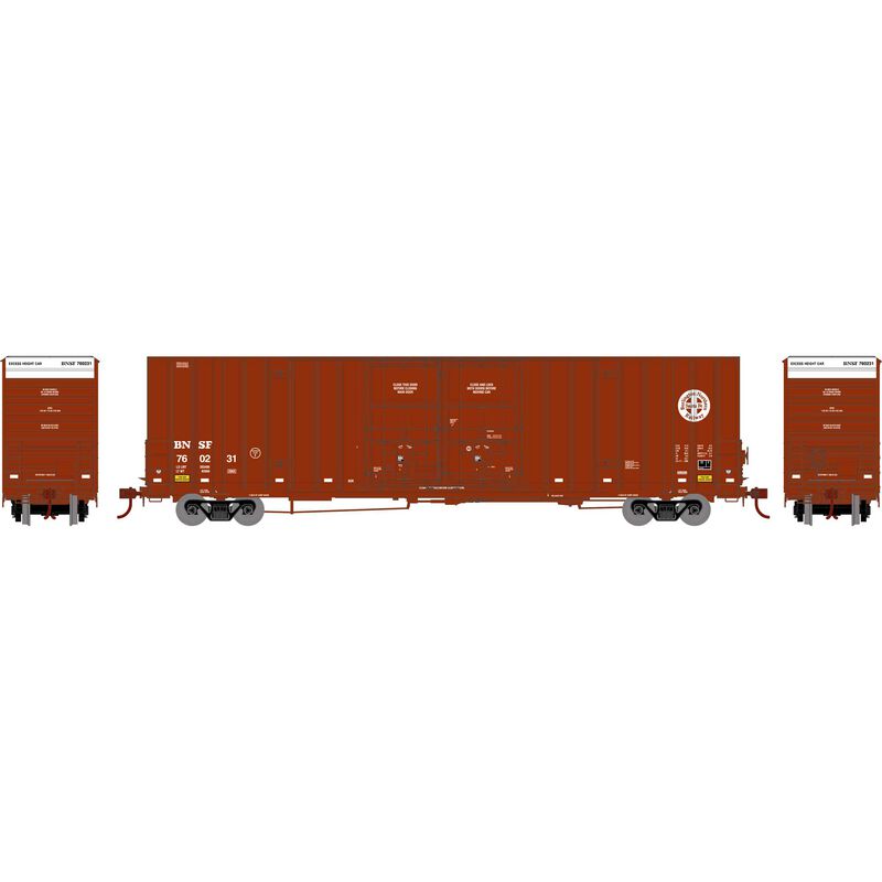 Athearn HO 60' Gunderson Box, BNSF #760231 (ATH75320)