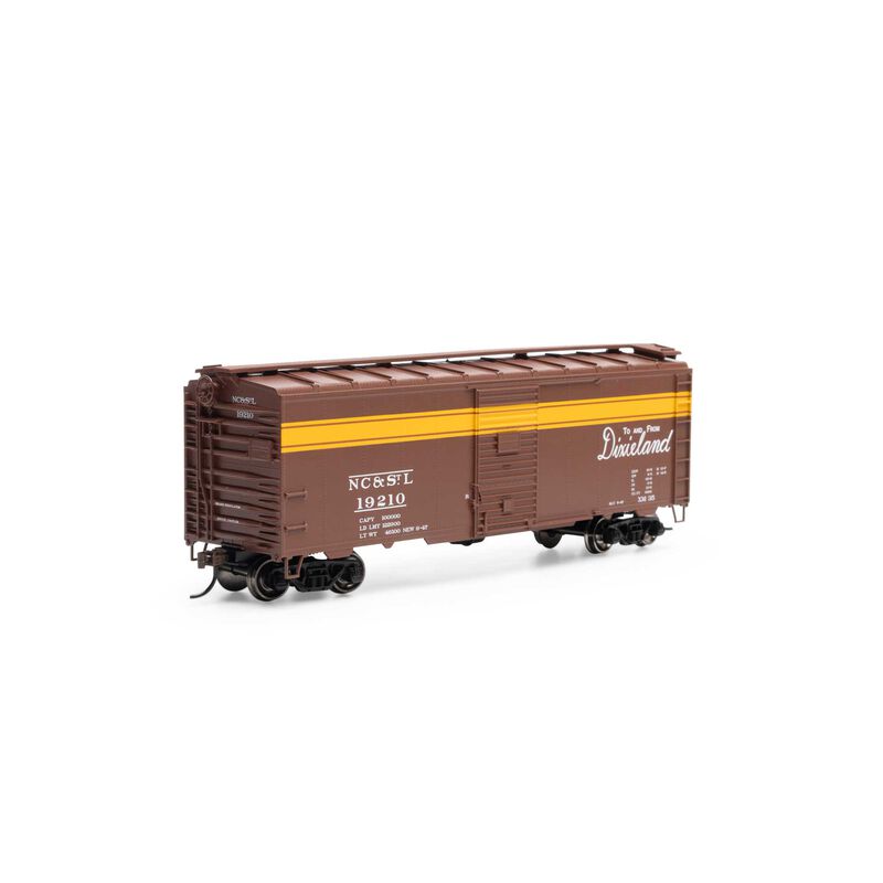 Athearn HO 40' Youngstown Door Box, NC&STL #19210 (ATH75340)