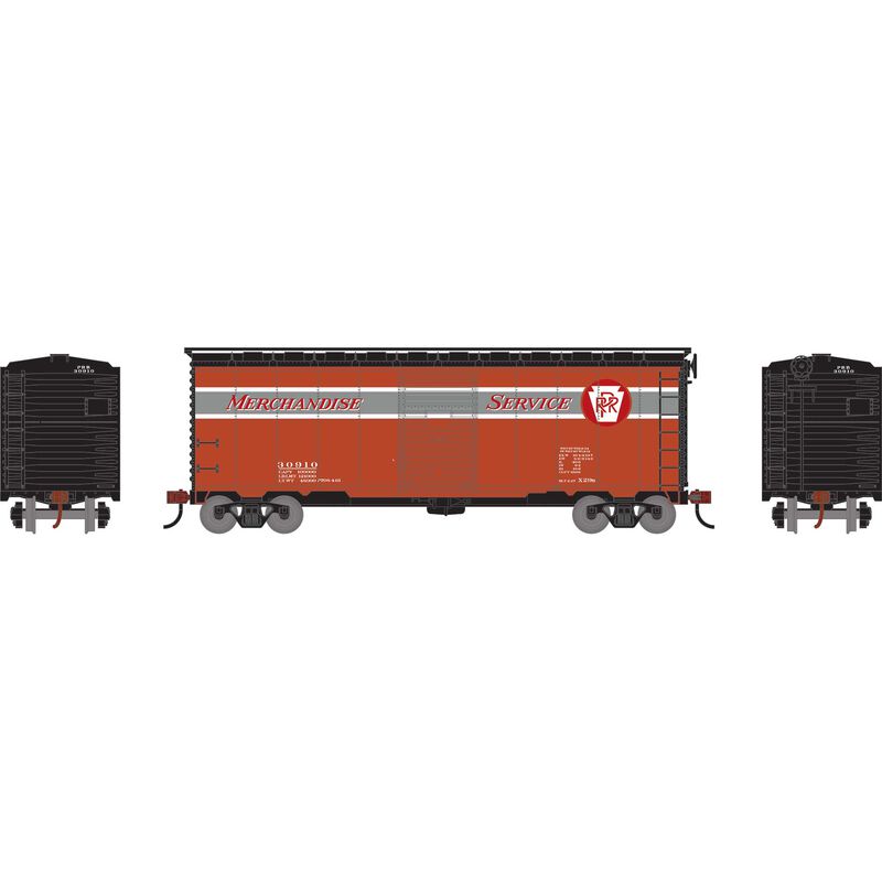 Athearn HO 40' Youngstown Door Box, PRR #30910 (ATH75343)