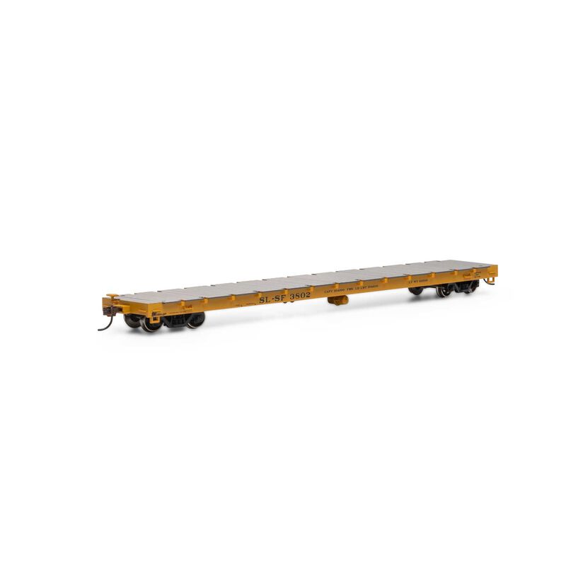 Athearn HO RTR 60' Flat, Frisco #3802 (ATH92675)