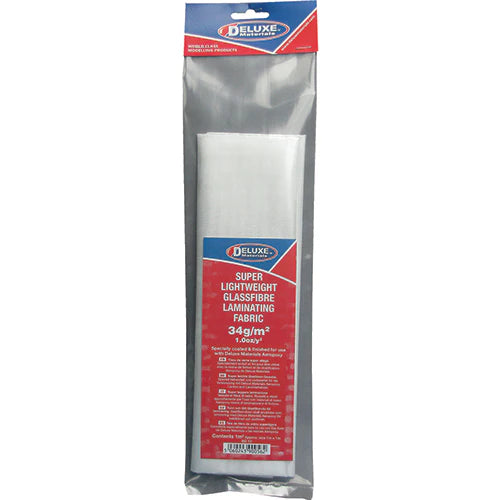 Deluxe Materials Super Lightweight Fiberglass Cloth (1.0oz) (DLMBD12)
