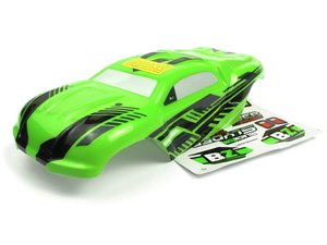 BlackZon Slyder ST Turbo Body (Green/Black) (BZN540206)