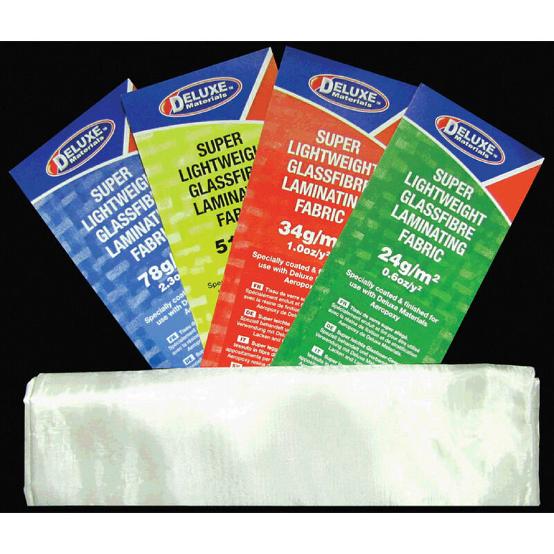 Deluxe Materials Lightweight Fibreglass Laminating Fabric Cloth (1.5oz) (DLMBD13)