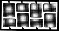 Detail Master 1/24-1/25 Rectangular Headlight Screens (DTM2032)