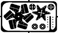 Detail Master 1/24-1/25 Flex Fan Kit 13” Dia. (1pc) (DTM2051)