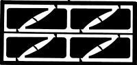 Detail Master 1/24-1/25 Small Mud Flaps (8pc) (DTM2071)