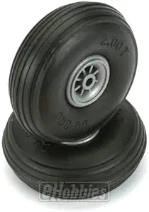 DuBro Treaded Wheels, 2" (2) (DUB200T)