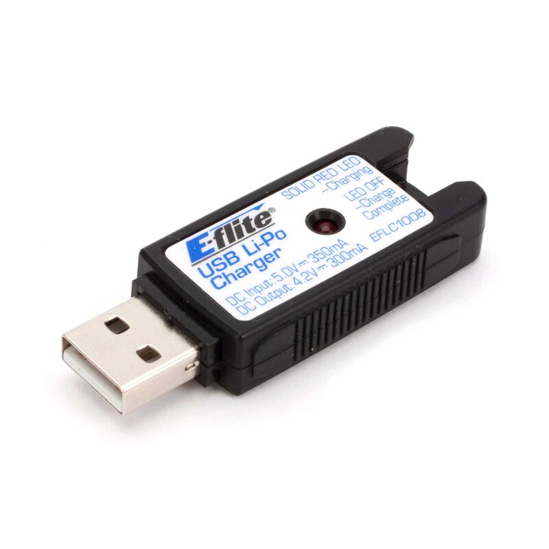 E-flite USB 1S LiPo Battery Charger (EFLC1008)