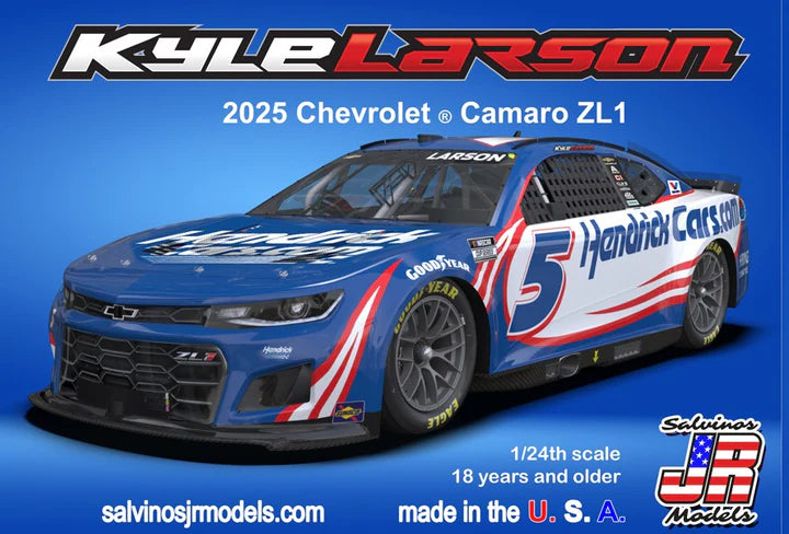 Kyle Larson 2025 Chevrolet HendrickCars.com Primary Scheme (HMC2025KLP)