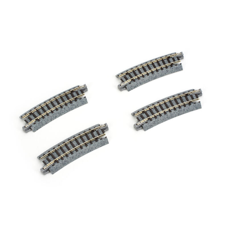 Kato N 249mm 9-3/4" Radius Curve 15-Degree (4) (KAT20101)