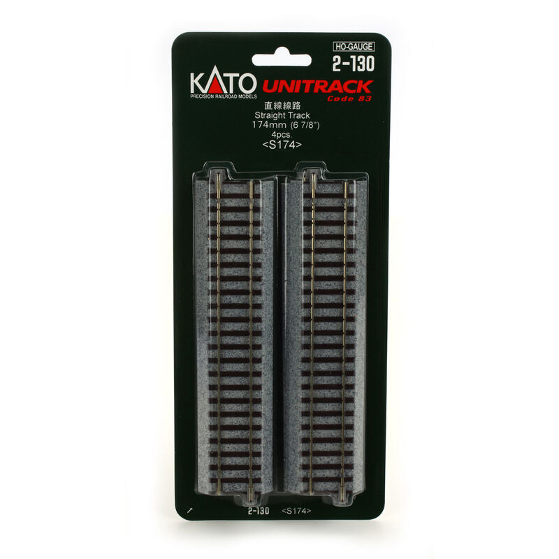 Kato HO 174mm 6-7/8" Straight (4) (KAT2130)