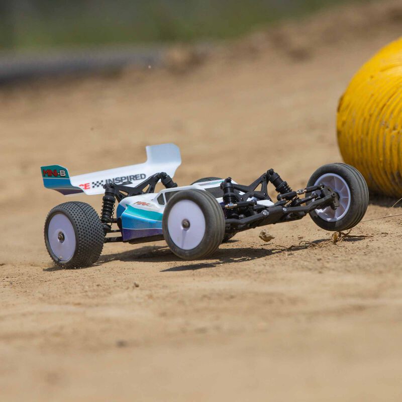 Losi 1/16 Mini-B 2S 2WD RTR Brushless Buggy (Battery & Charger included), Blue (LOS01024T2)
