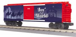 MTH XMAS BOX CAR- JOY TO THE (MTH3071156)