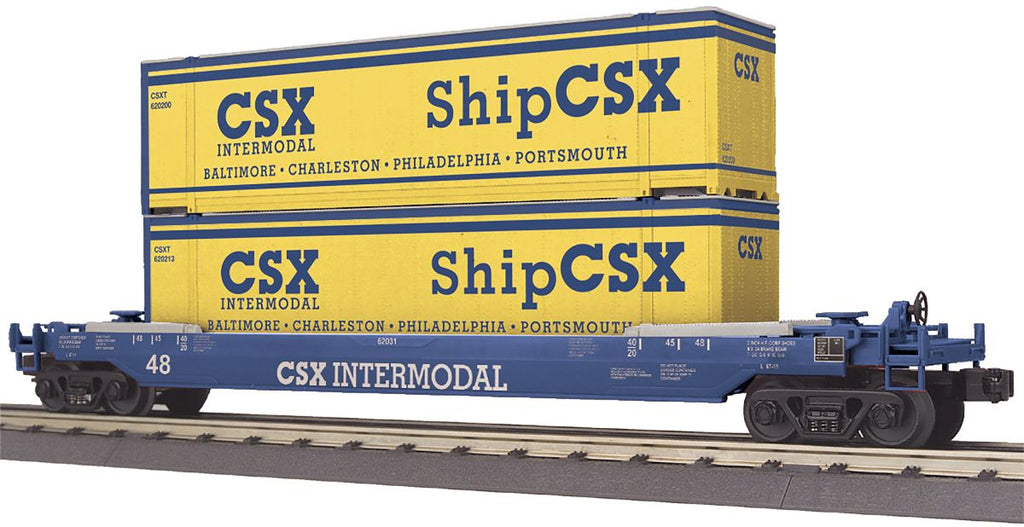MTH O Husky Stack Car CSX (MTH3076903)