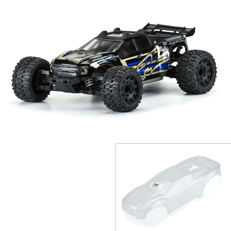 Pro-Line 1/10 Pre-Cut 2017 Ford F-150 Raptor Clear Body: Rustler 4x4 (PRO352817)
