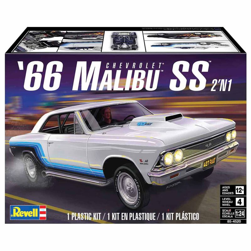 Revell 1966 Chevy Malibu SS (2 in 1) (RMX854520)