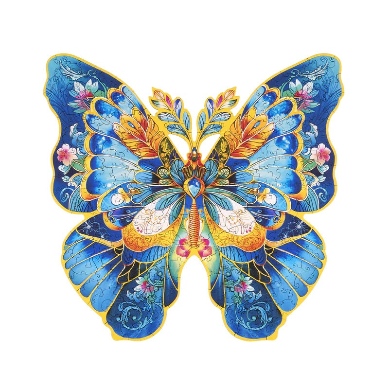Robotime - Rowood Morpho Helena Butterfly 200pc Wooden Jigsaw Puzzle (ROETA003)