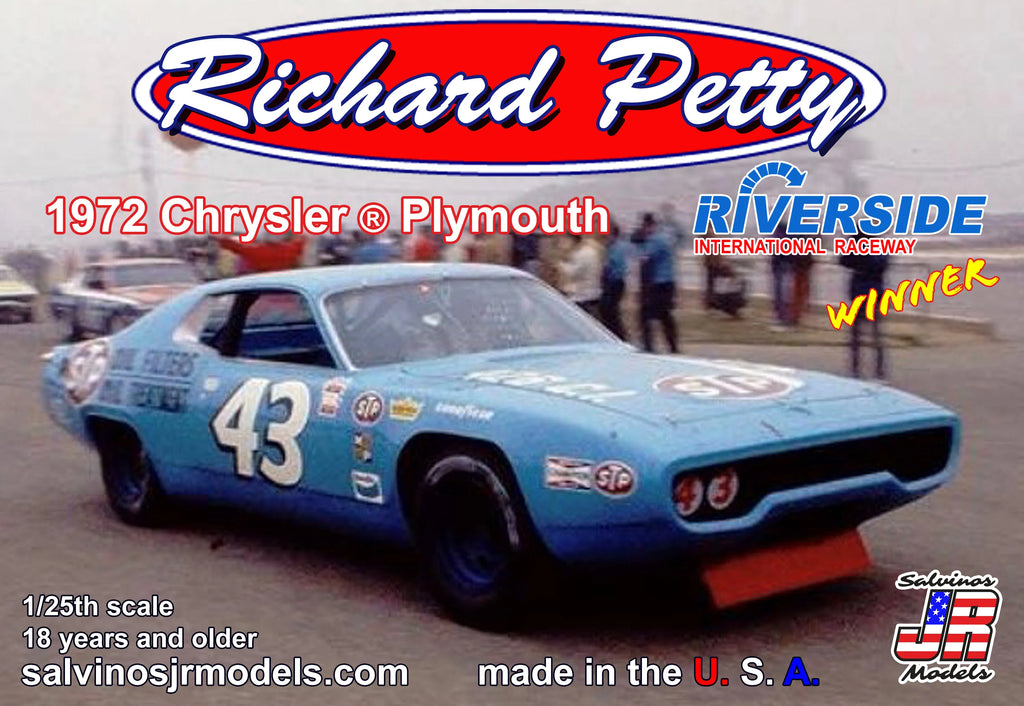 Richard Petty 1972 Plymouth Riverside Winner (RPCP1972R)