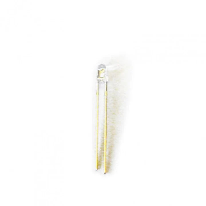 Throttle Up 3mm Sunny White LED, 3.3V (6) (TUC810133)