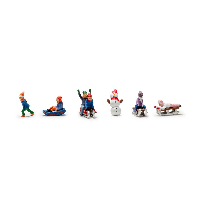 Woodland Scenics HO Children Sledding (WOOA1966)