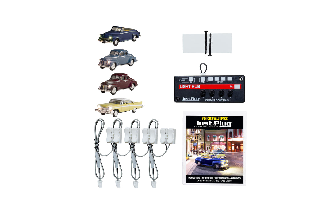 Woodland Scenics Cruising Vehicle Value Pack - HO Scale (WOOJP5907)