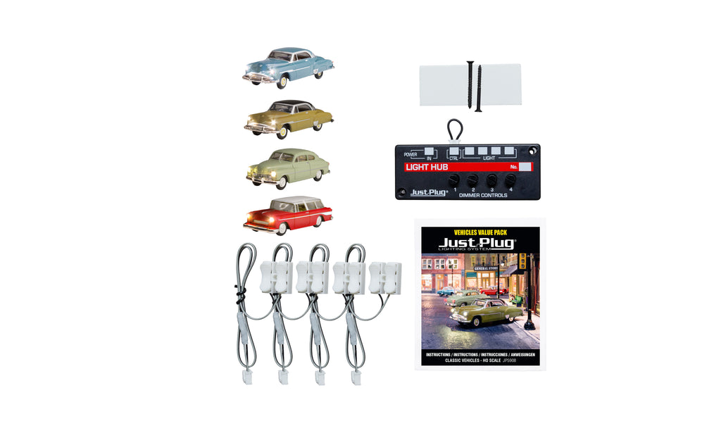 Woodland Scenics Classic Vehicle Value Pack - HO Scale (WOOJP5908)