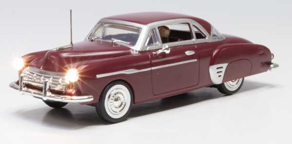 Woodland Scenics Downtown Drive - Just Plug(R) Lighted Vehicle -- Maroon (WOOJP5981)