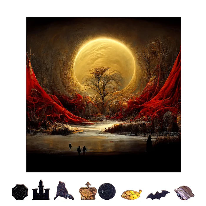 ZenChalet Puzzles - Golden Kingdom Wooden Puzzle, 500 Pcs (ZCPGK500)