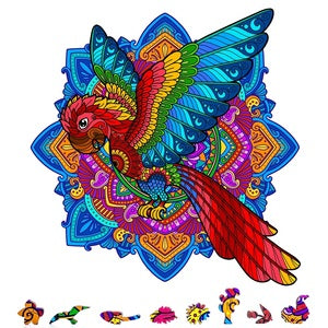 ZenChalet Parrot Wooden Puzzle, 200 Pcs (ZCPP200)