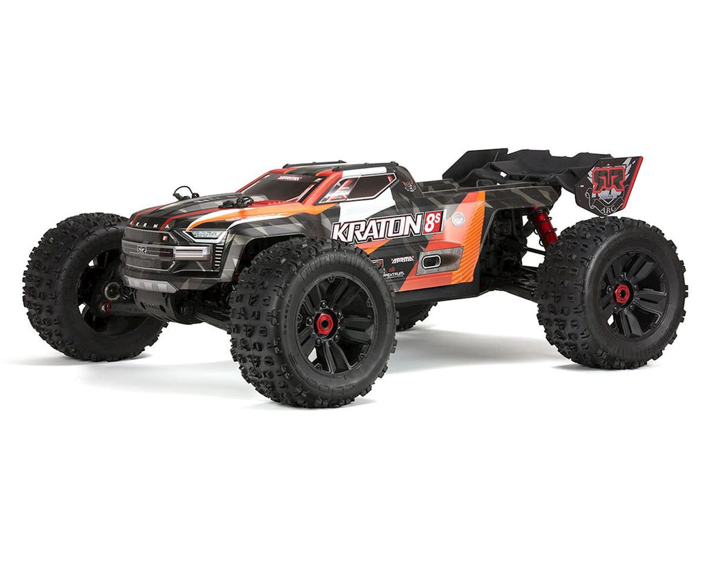 Arrma Kraton 8S BLX Brushless RTR 1/5 4WD Monster Truck (Orange) w/DX3 Radio, Smart ESC & AVC (ARA110002T2)