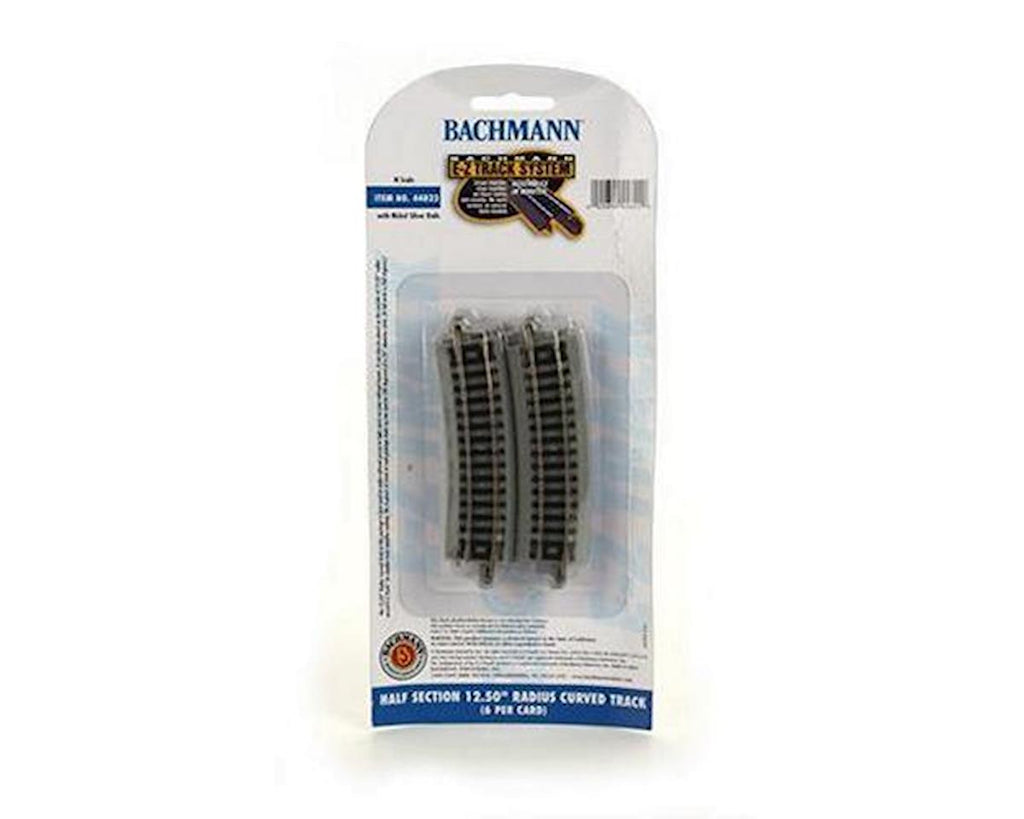 Bachmann E-Z Track Half Section 12.5" Radius Curved Track (N Scale) (BAC44822)