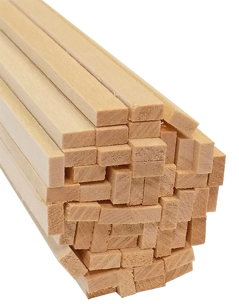 BNM Basswood Strips 1/8'' x 1/4'' x 24'' (BNM3255)