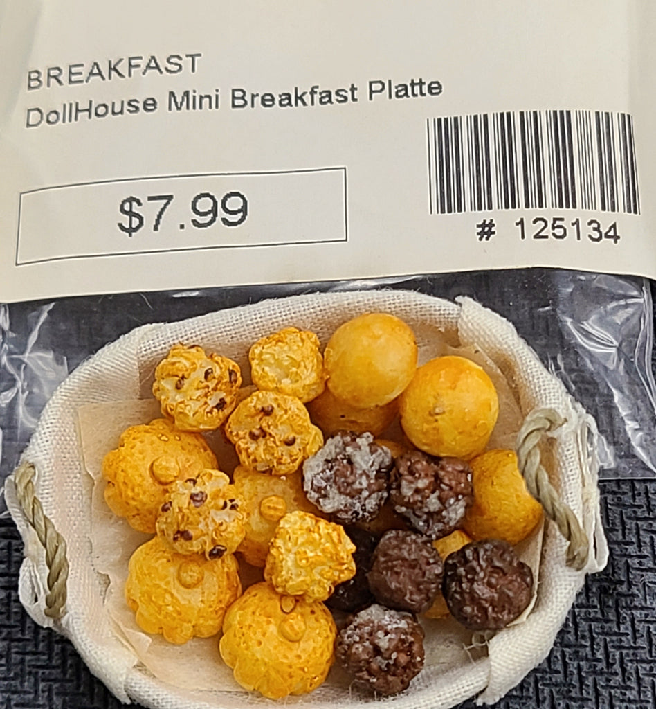 DollHouse Mini Breakfast Platte (BREAKFAST)