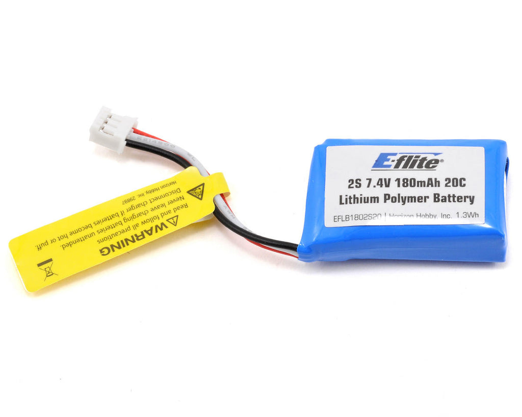 E-flite 2S LiPo Battery 20C (7.4V/180mAh) w/UMX Connector (EFLB1802S20)