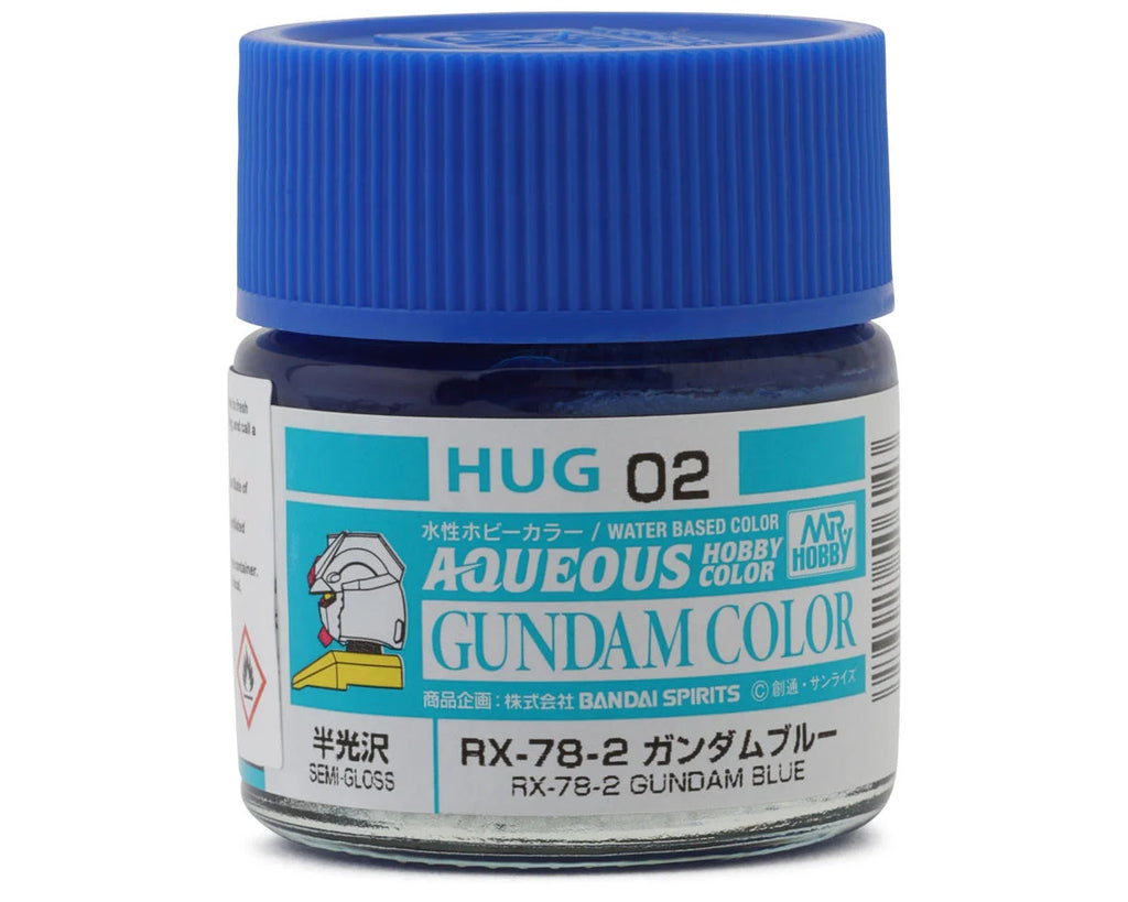 Mr. Hobby "Aqueous Gundam Color" Acrylic paint Gundam Blue (10ml) (Semi Gloss) (GUZHUG02)