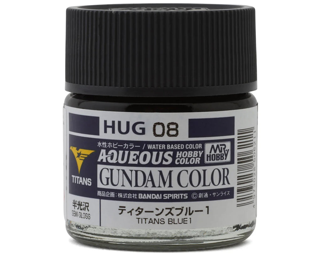 Mr. Hobby "Aqueous Gundam Color" Acrylic paint (Titans Gundam Blue 1) (10ml) (GUZHUG08)
