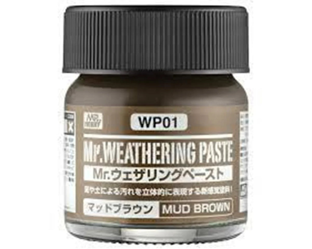 Mr. Hobby WP01 Mr. Hobby Weathering Paste (Mud Brown) (GUZWP01)