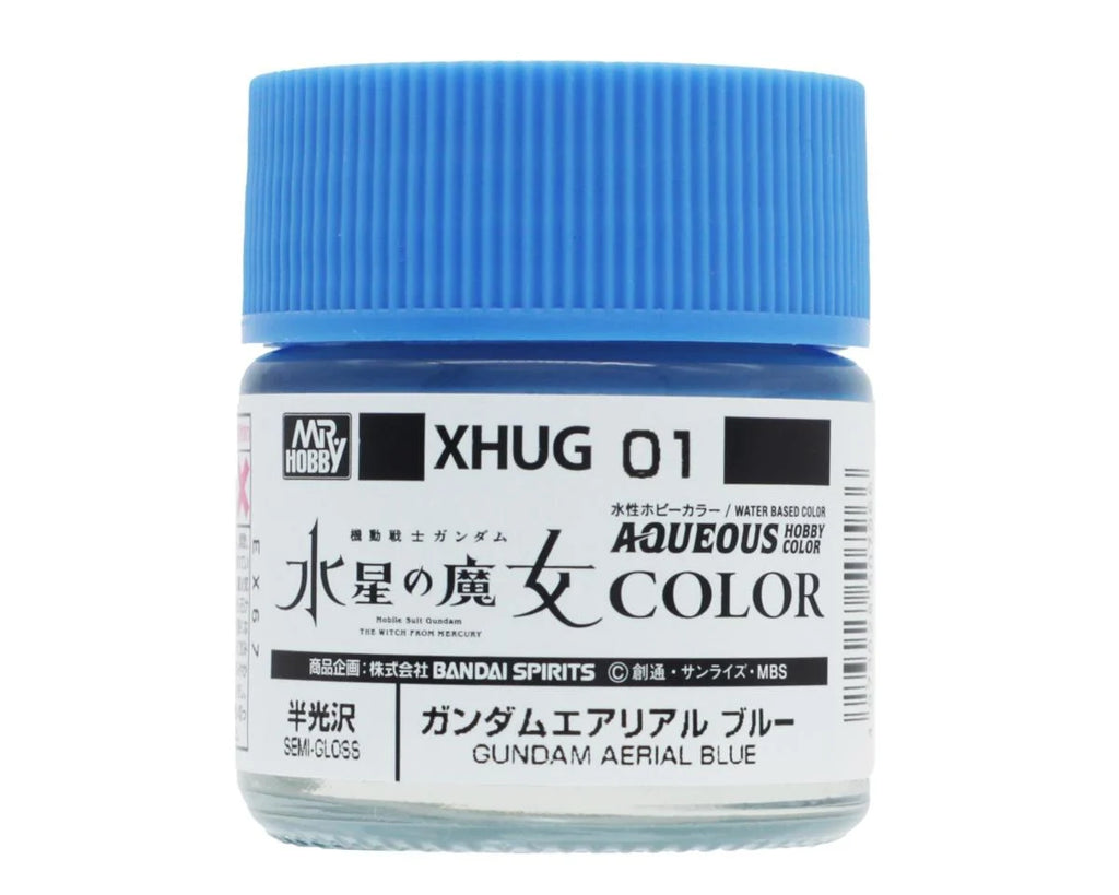 Mr. Hobby XHUG01 Gundam Aerial Blue "Aqueous Gundam Color" (GUZXHUG01)